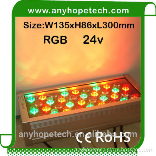 Hot selling good color 3600lmn 24v 36w wall washer